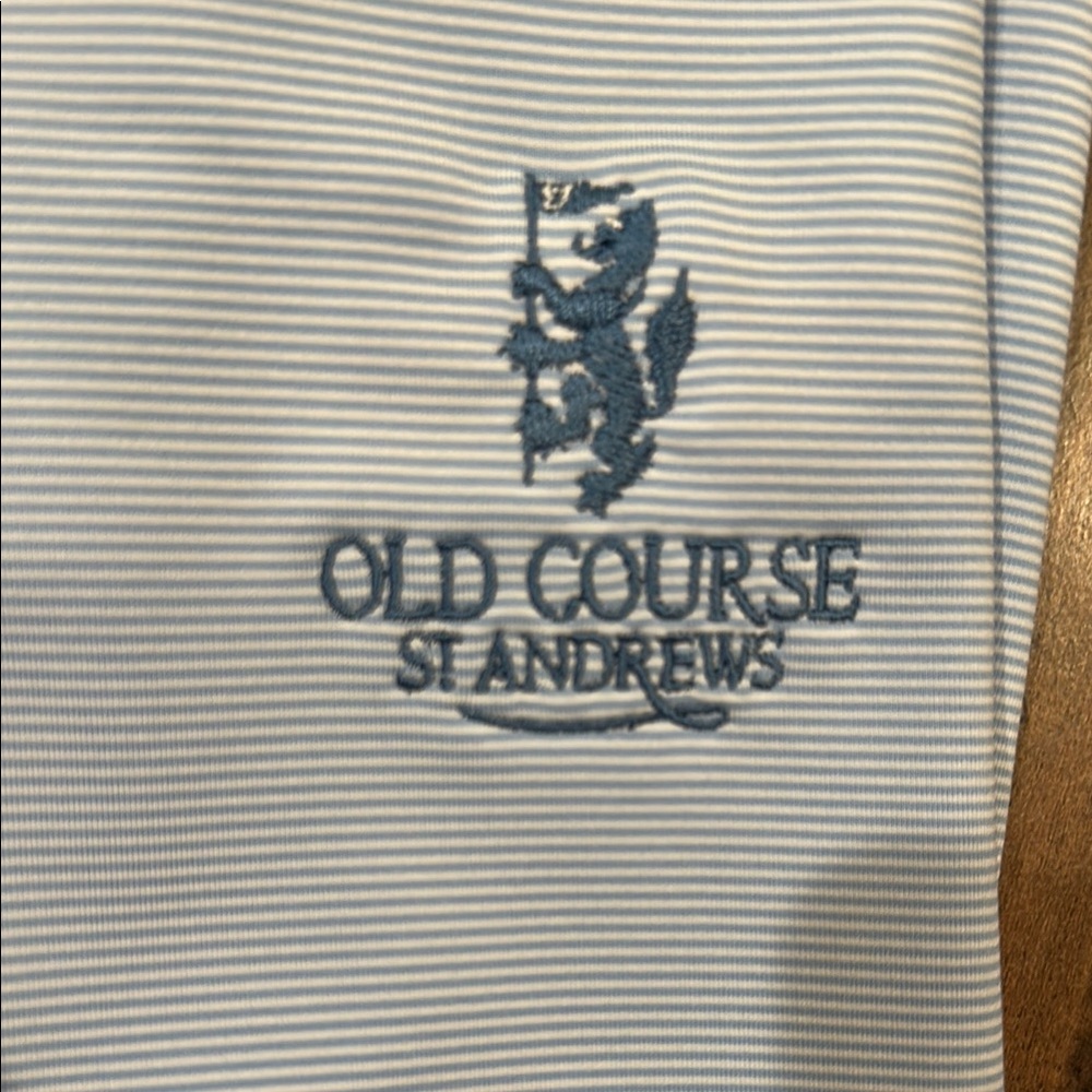 Peter Millar Light Blue Polo Shirt - Picture 3 of 5